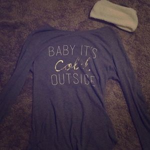 “Baby it’s cold outside” long sleeve